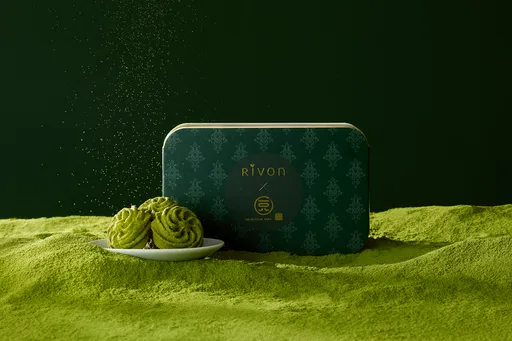 Rivon禮坊聯名一〇八抹茶茶廊 限量千組宇治抹茶法式曲奇餅開放預購
