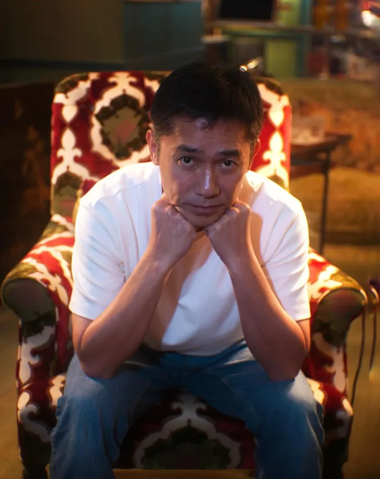 周潤發拍的梁朝偉。翻攝IG @carinalau1208