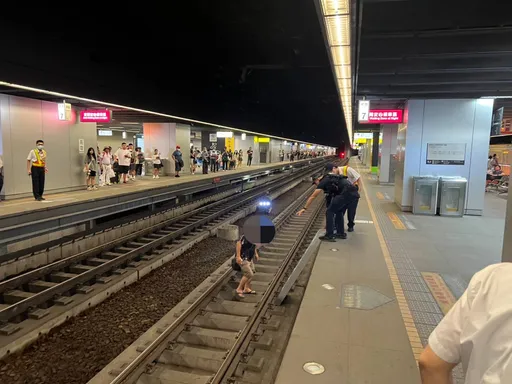 旅客跌落高雄車站軌道!警方迅速救援 這原因仍須移送裁罰