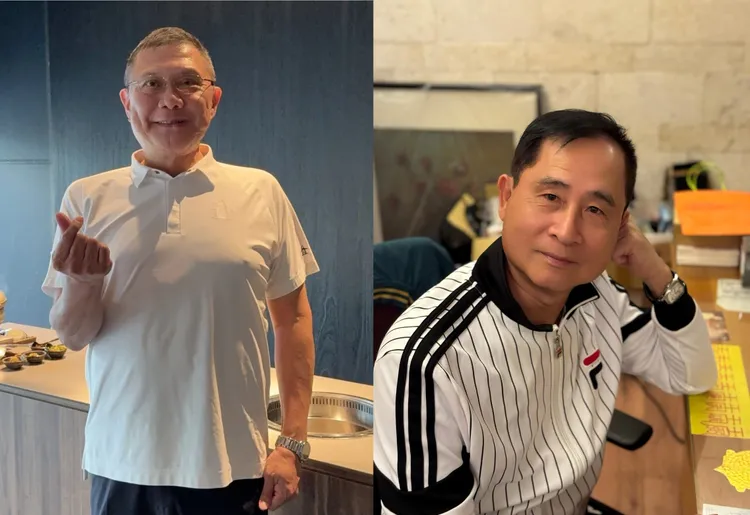 台南在地企業家蔡明憲、周文雄長期支援警消，兩人都入選將受表揚。取自臉書