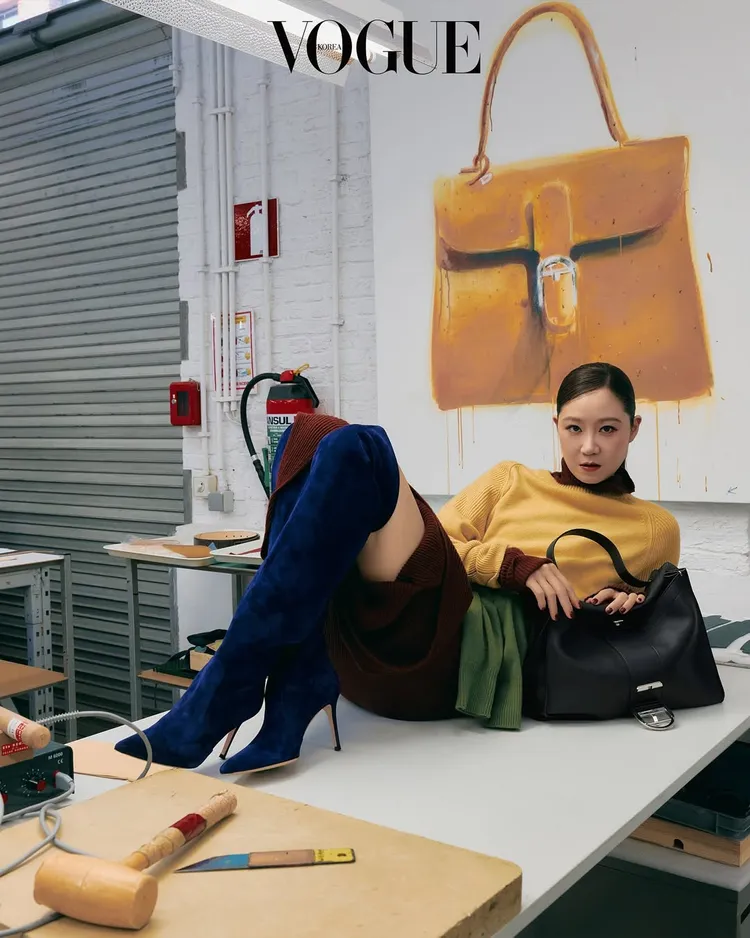 孔孝真近日替韓國時尚雜誌拍大片。翻攝voguekorea ig