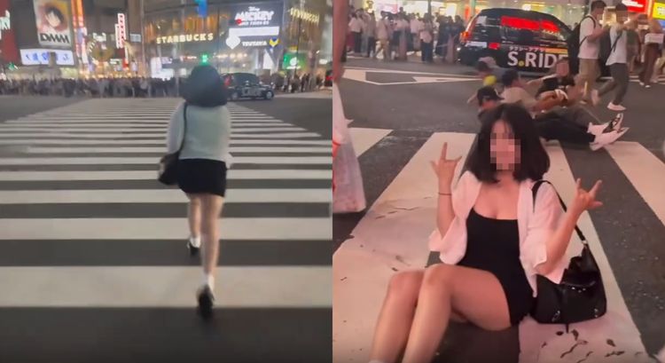 坐日本澀谷斑馬線拍照　台女笑稱好好玩！網友怒斥丟臉