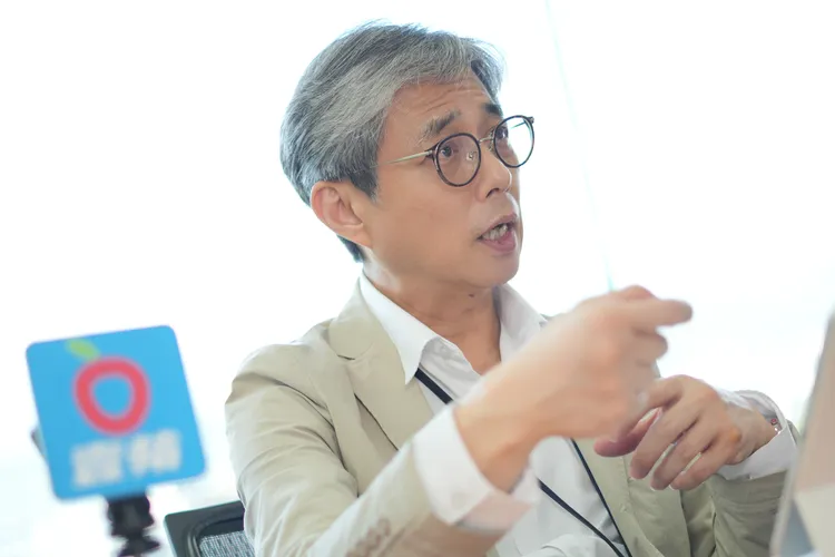 三商家購總經理邱光隆。彭欣偉攝