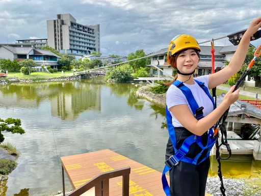 下半年連假備戰!國旅推85公尺「跨湖滑索」 免費變身鬼滅之刃
