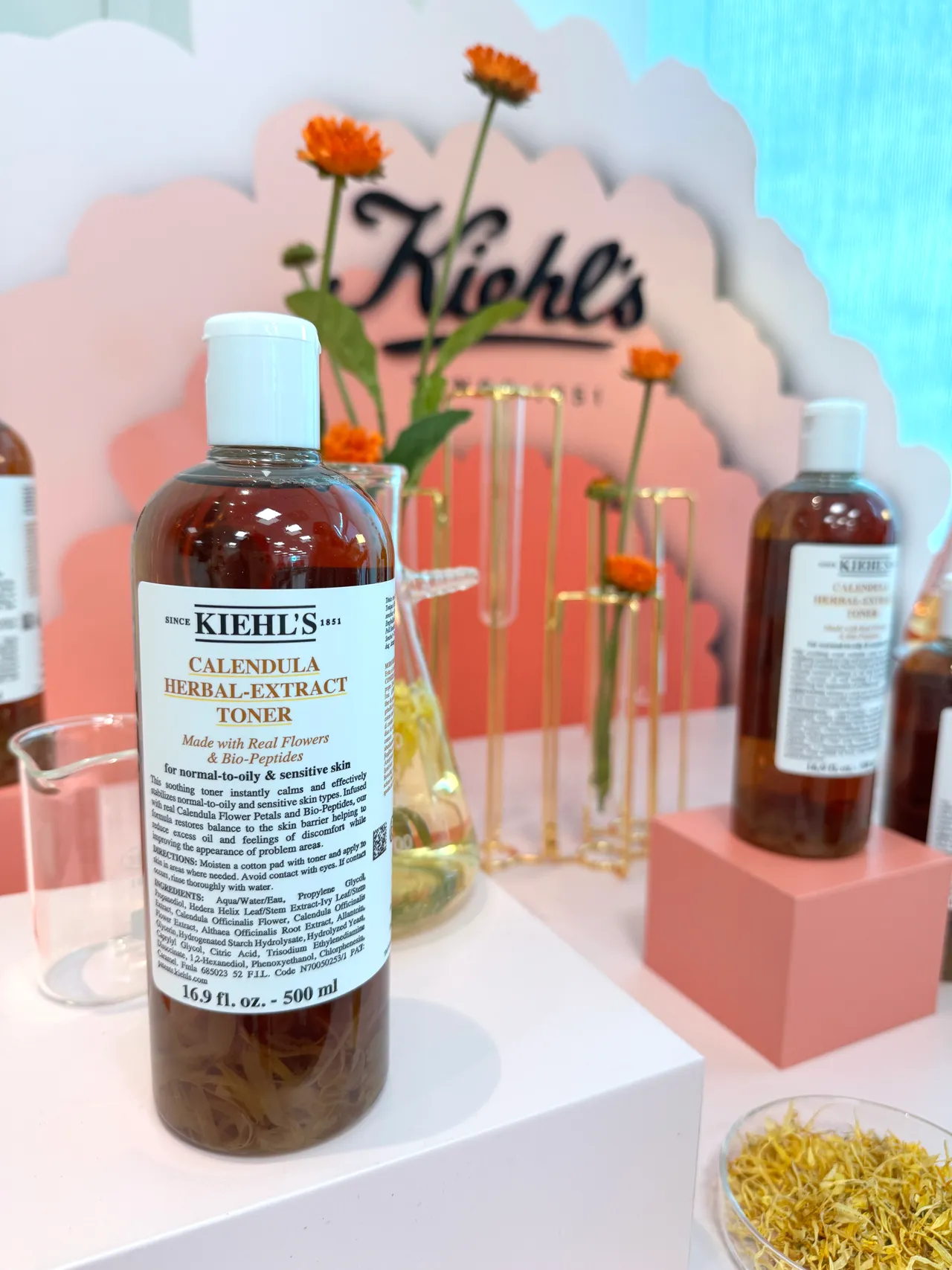 Kiehl's金盞花精華修護化妝水,500ml/2650元。張家玲攝