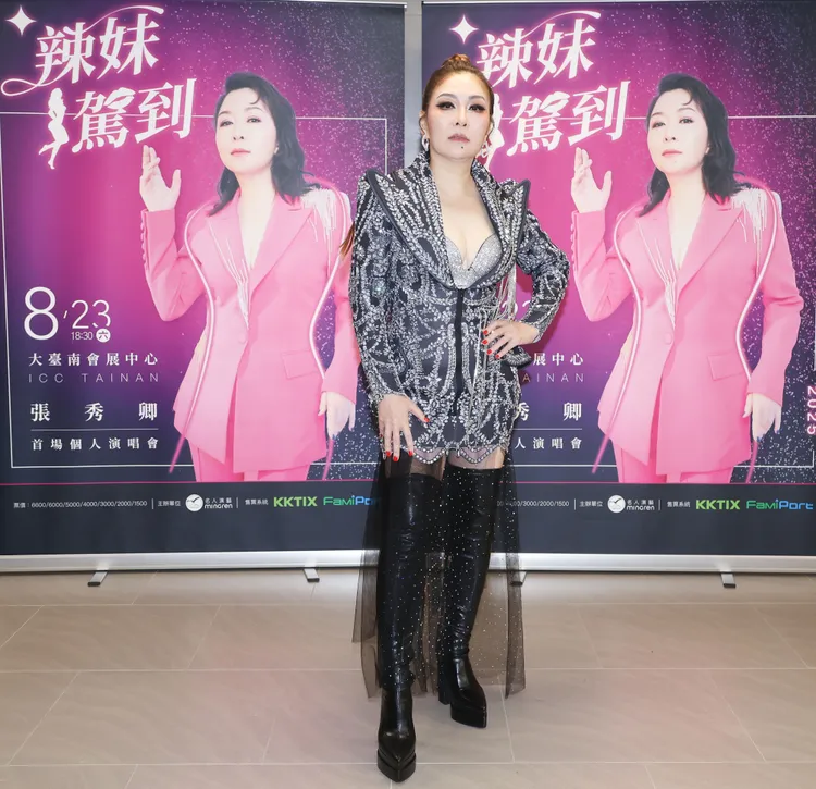 張秀卿出道多年，終於在台南圓夢開唱。名人演藝事業提供 