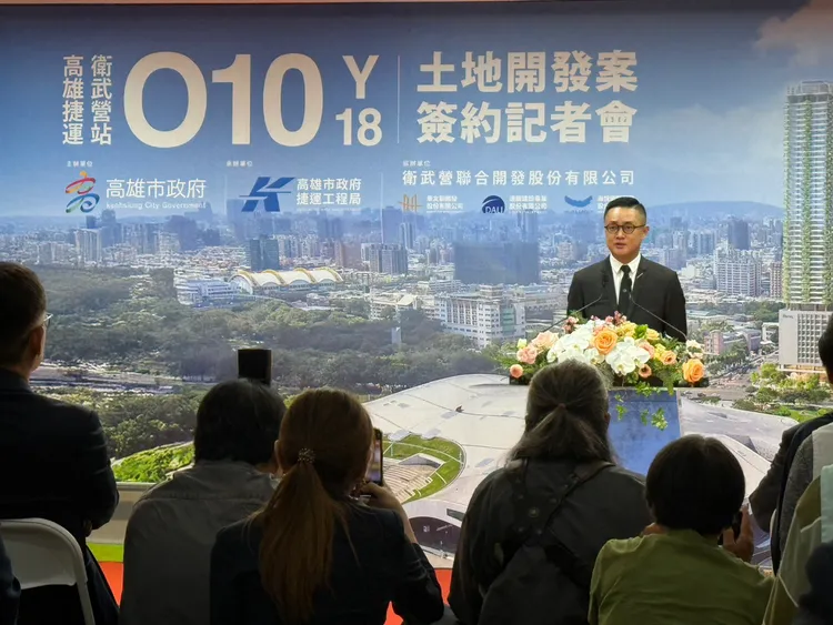 華友聯集團董事長陸炤廷今日致詞。葉家銘攝