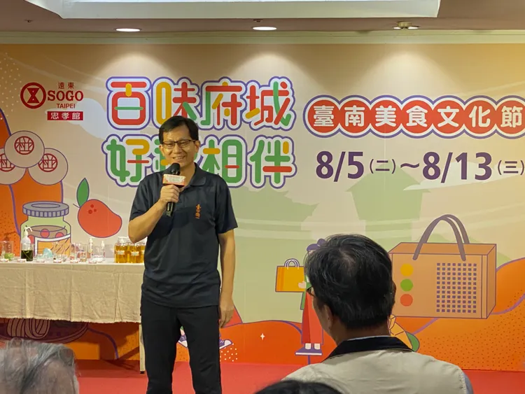 台南市府副秘書長殷世熙。莊偉祺攝