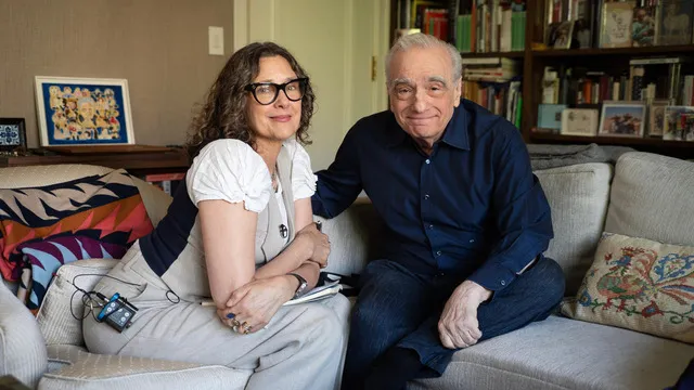 馬丁史柯西斯和導演蕾貝卡米勒。Apple TV+提供