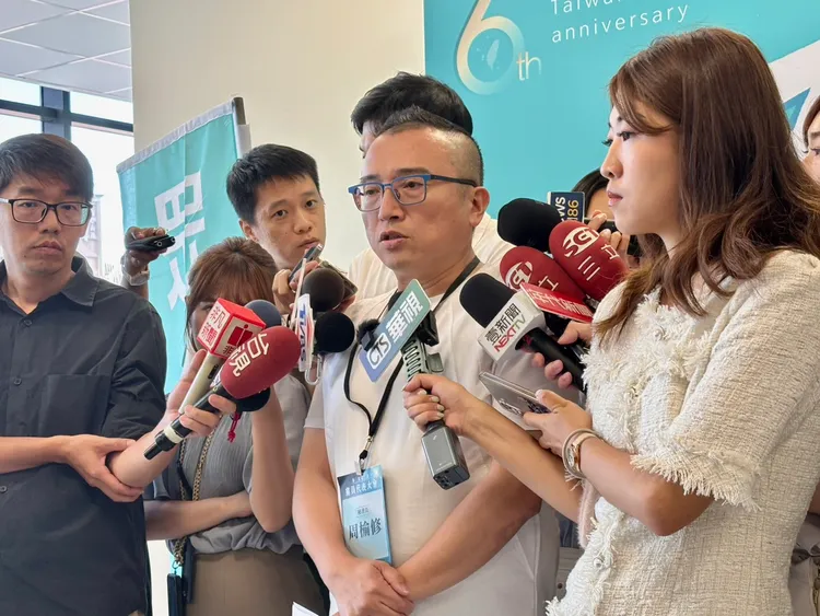 民眾黨秘書長周榆修。邱筠媜攝