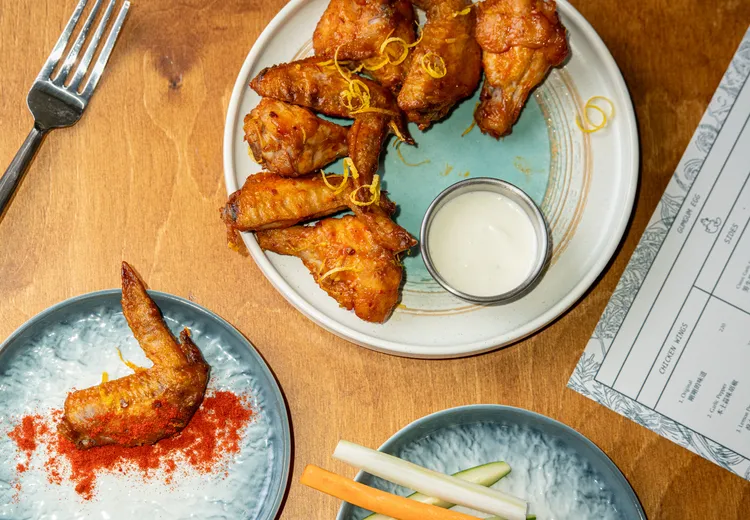 全新雞翅口味之一，甜中帶辣的「墨西哥辣甜心」。業者提供