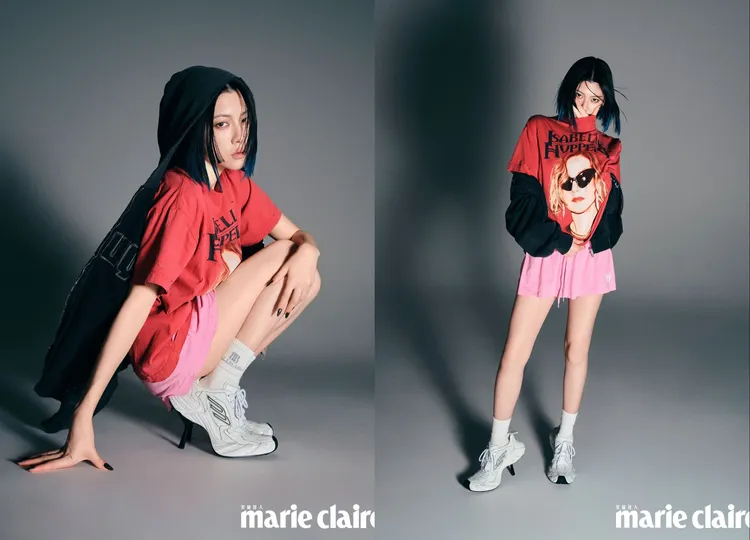 三吉彩花拍攝《Marie Claire美麗佳人》封面。《Marie Claire美麗佳人》國際中文版提供