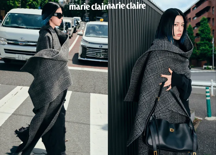 三吉彩花拍攝《Marie Claire美麗佳人》封面。《Marie Claire美麗佳人》國際中文版提供