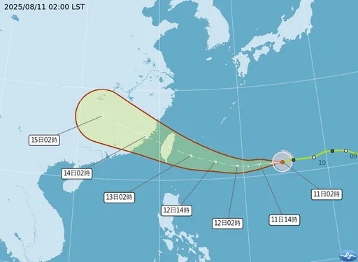 楊柳提前奔台!今恐轉中颱「最快深夜發海警」 估登陸這縣市