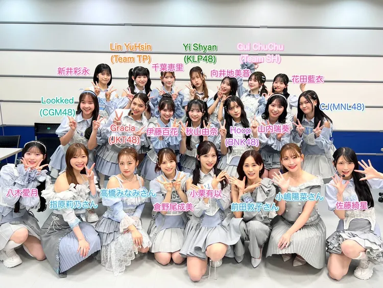 〈Oh my pumpkin！〉單曲選拔成員名單。翻攝自AKB48官方X