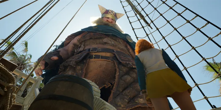 布倫丹莫里飾演巨人族「布洛基」。Netflix提供