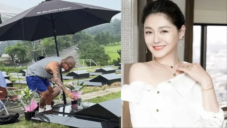 具俊曄在金寶山陪大S的身影頻頻被網友目擊。翻攝peichiu65 threads、大S臉書