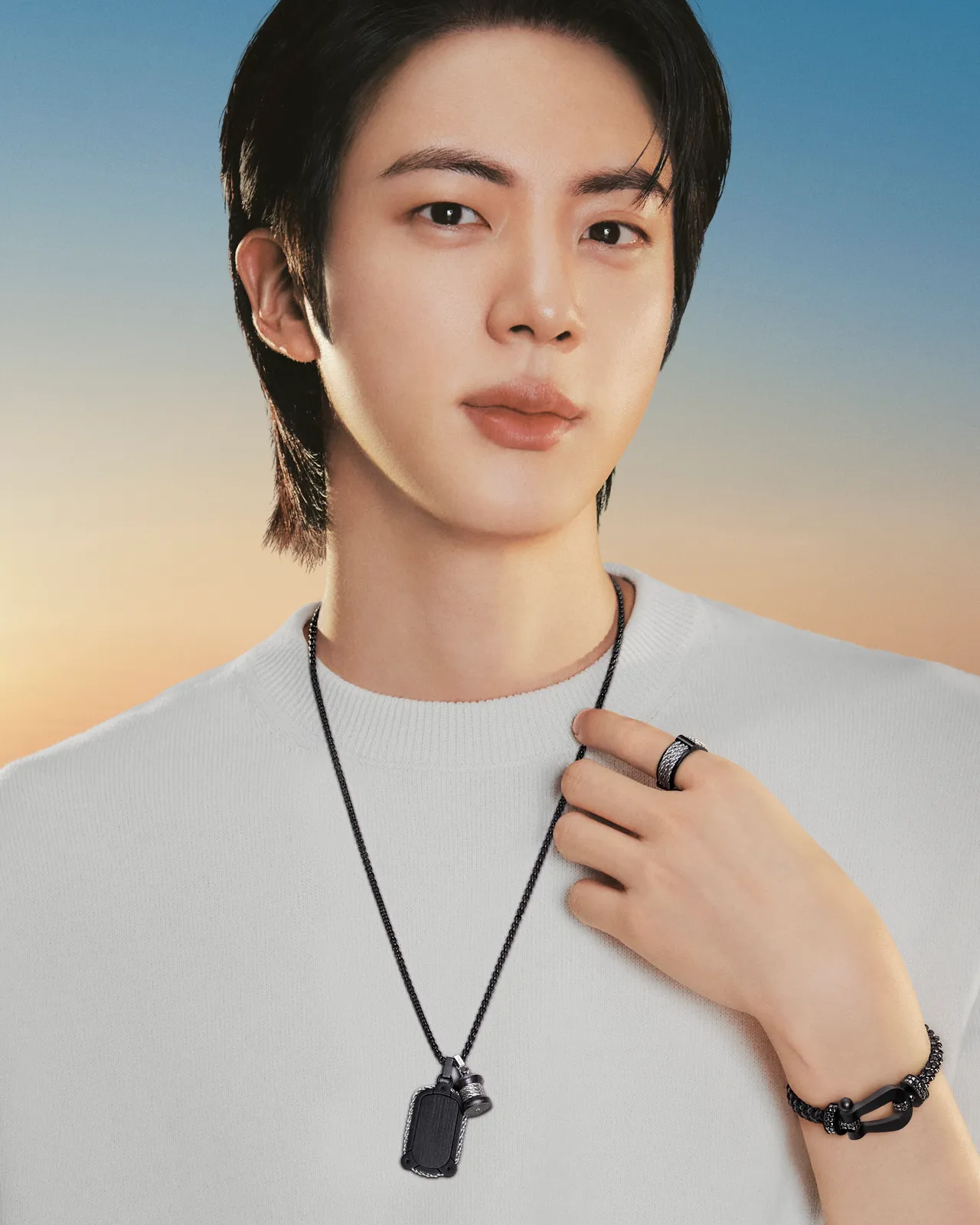BTS Jin與FRED合作的全新形象廣告。品牌提供