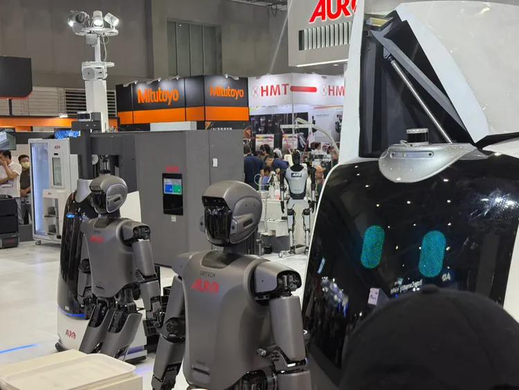 和樁科技推出的智慧機器人解決方案。呂承哲攝