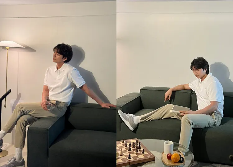 孔劉以New Balance穿出休閒帥樣。翻攝孔劉IG