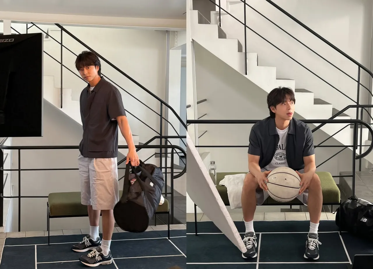 孔刘将浏海放下,呈现出更加惬意、自在的一面。翻摄孔刘IG