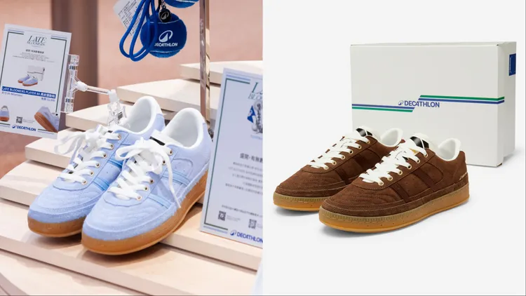 迪卡儂「Late Bloomers」系列麂皮運動鞋，各1999元。品牌提供