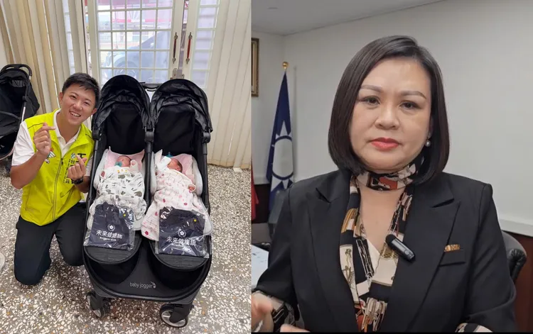 針對「南市普發現金」，藍營議員林燕祝、綠營議員王宣貿則有不同看法。讀者提供