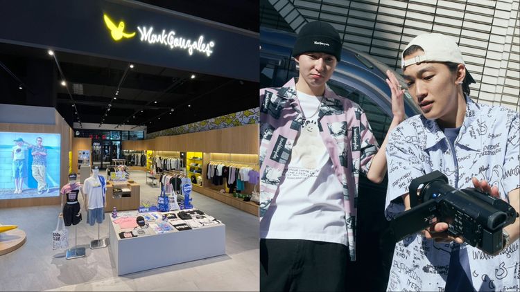 小天使降臨南台灣！Mark Gonzales插旗新光三越台南新店