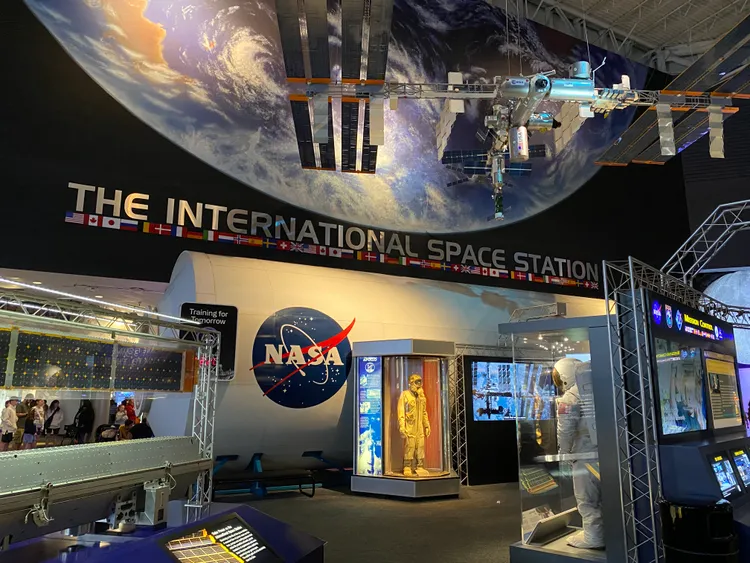 「休士頓太空中心」（Space Center Houston）是一座科學博物館，也是美國太空總署（NASA）約翰遜太空中心的官方遊客中心。莊偉祺攝