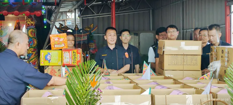 潮洲警察廟27日普渡。翻攝畫面