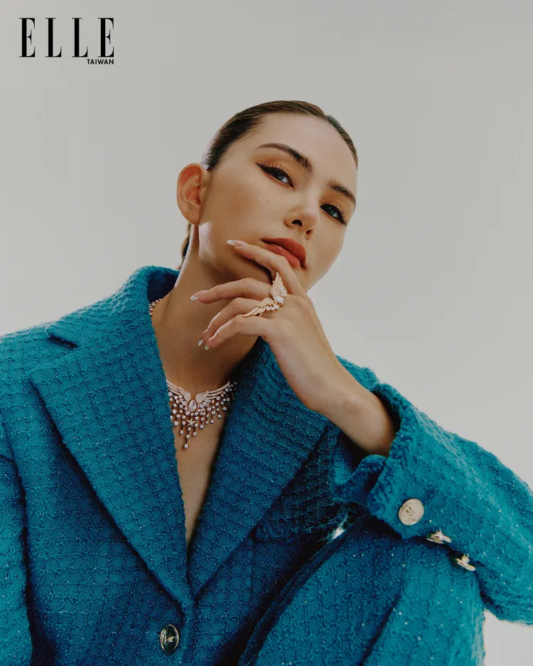 昆凌拍攝《ELLE》封面。《ELLE》國際中文版提供