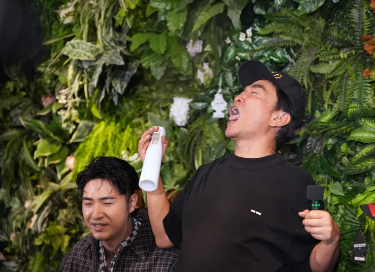 憲哥放話想再生一個。娛樂中心攝