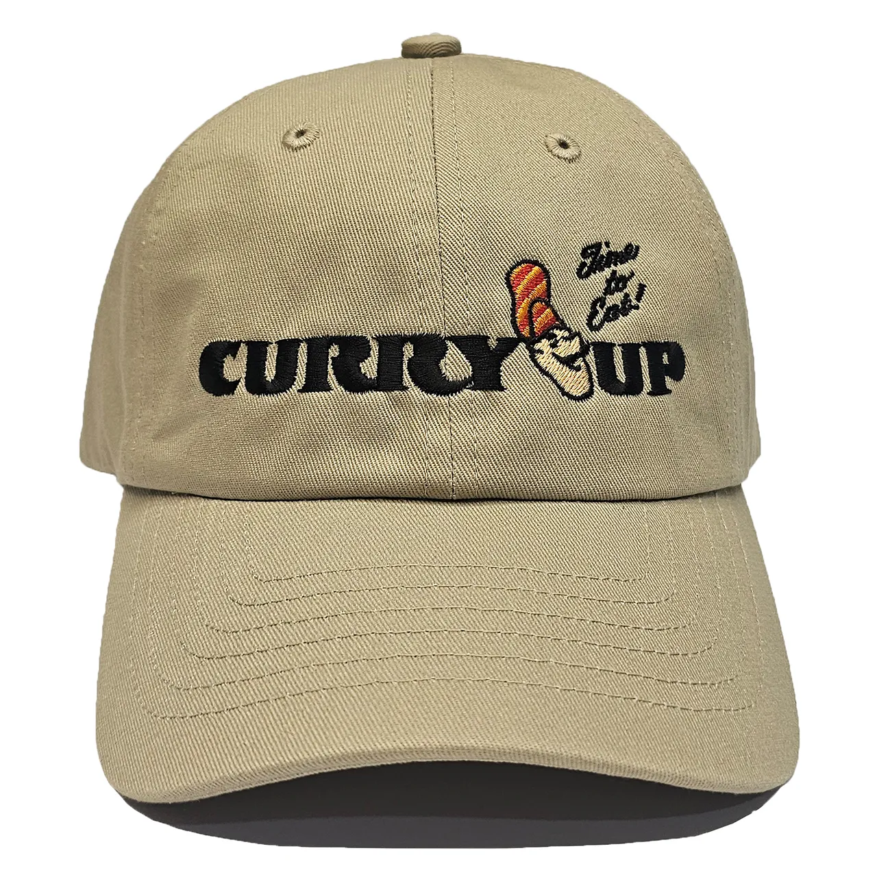 全球独家期间店限定浅卡其CURRY UP老帽,1680元。品牌提供