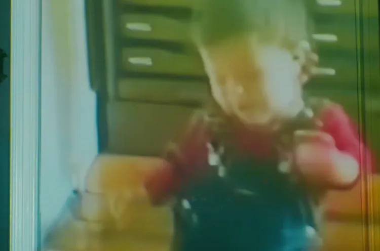 湯姆霍蘭德兒時的跳舞影片。翻攝影片