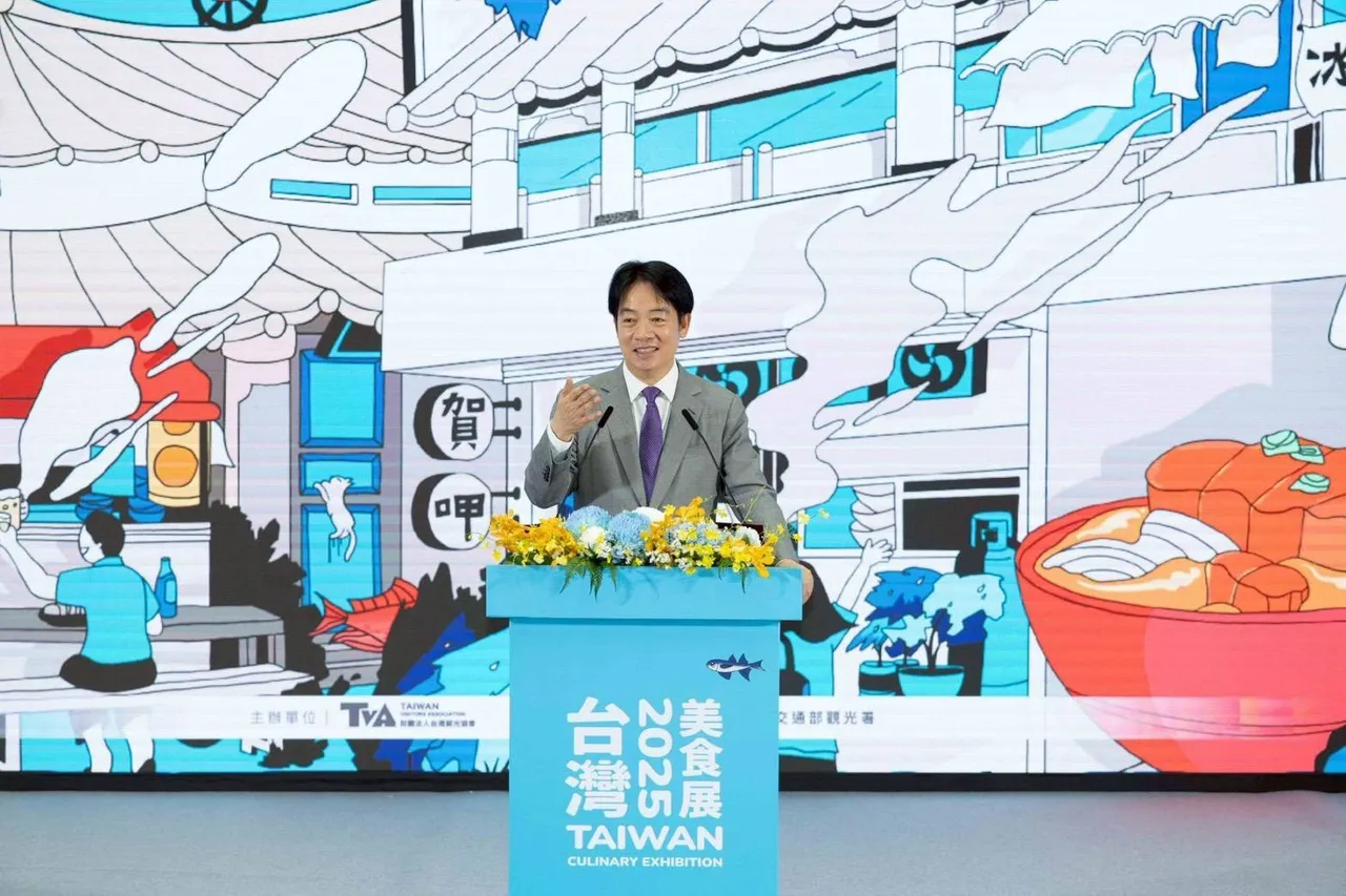 赖清德表示,台湾吸引人的就是庶民美食及款待客人的心意,举办国宴时就曾用在地美食款待所有宾客。观光署提供