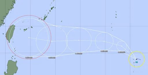 「楊柳」颱風挑戰中颱!日本預測「直撲台灣」 這3天最靠近