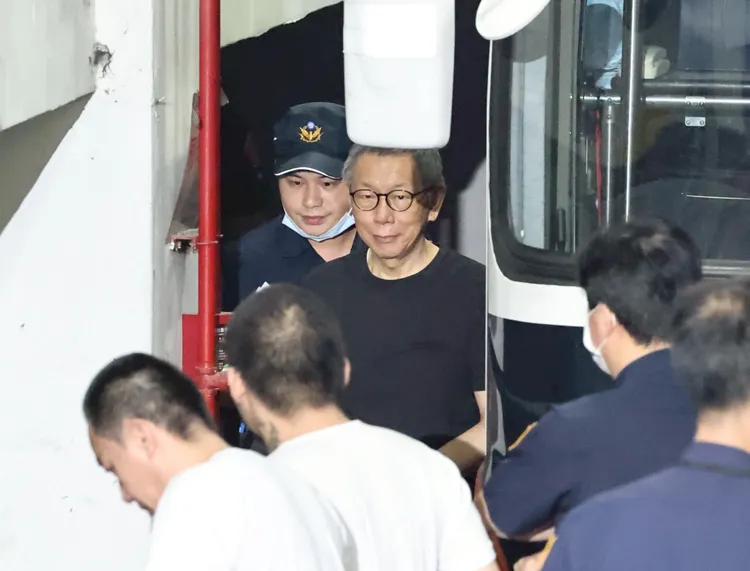 前台北市長柯文哲今出庭。張欽攝