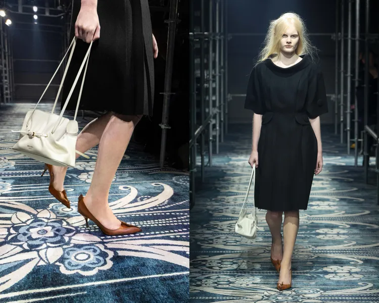 PRADA在2025秋冬女裝秀上亮相的Dada包。品牌提供