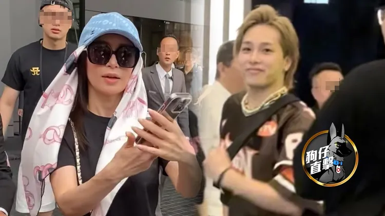 濱崎步與緋聞男友荒木駿平相差20歲。特勤中心攝