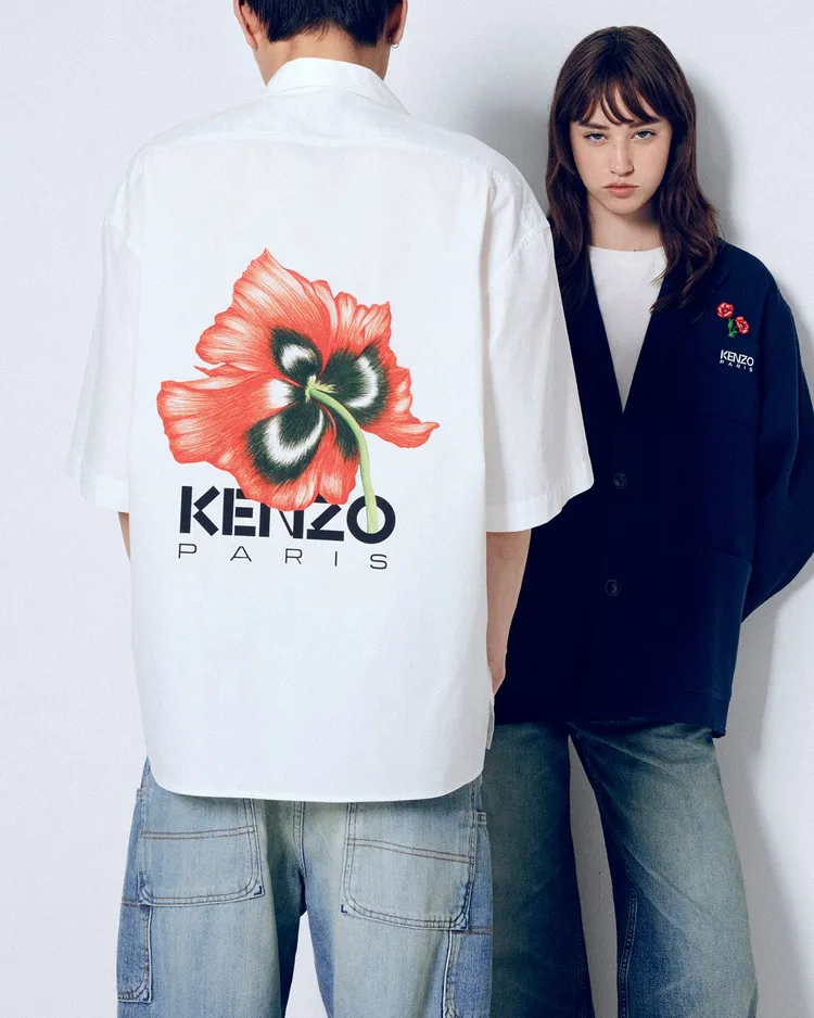 KENZO將虞美人花結合潮流街頭感打造出全新設計。品牌提供