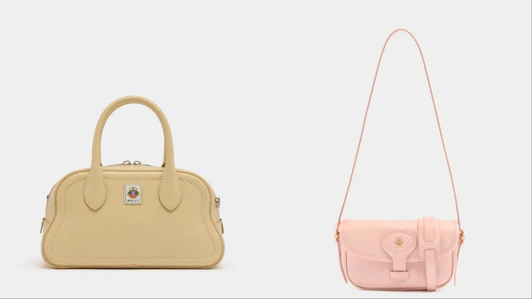 Bally UNDA提把斜背包（左）4萬1600元、BECKETT小斜背包（右）2萬6900元。品牌提供