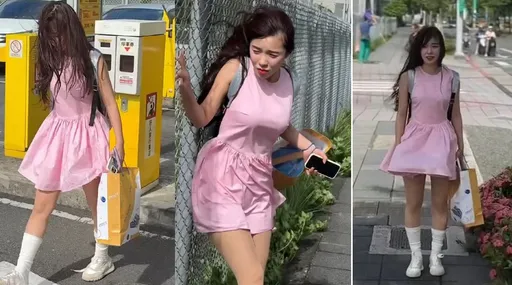 杨柳风太强|李多慧倒退噜裙子被吹开!边荷律不敢叫外送超商止饥