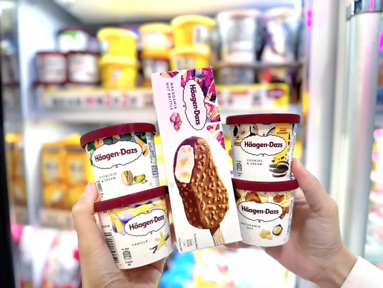 哈根達斯冰淇淋包含迷你杯與雪糕全品項，即日起至9月9日有「買10送10」超值組合。萊爾富提供