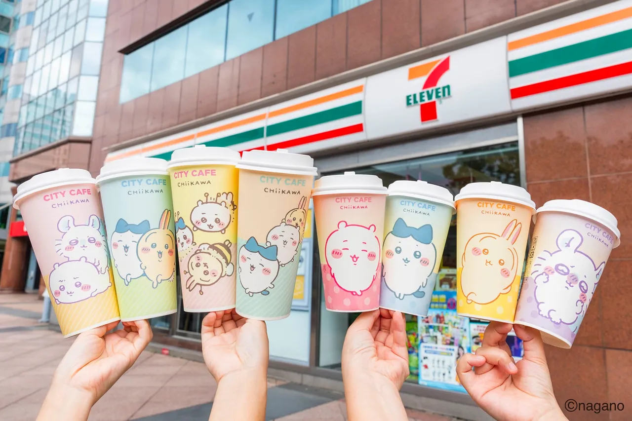 超商咖啡飲品近期推出聯名杯裝設計。7-ELEVEN提供