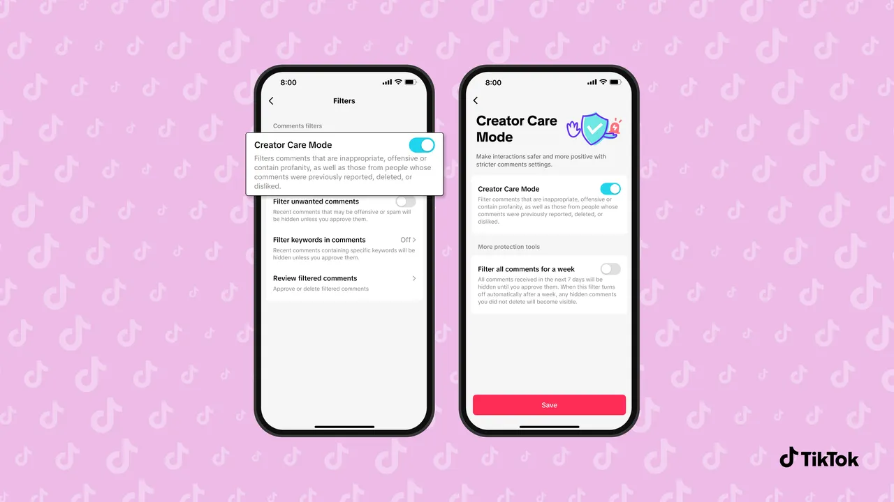 从留言到直播互动,TikTok 推出多项创作者工具,协助创作者打造更安心顺畅的创作经营环境。TikTok提供