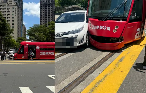 高雄輕軌又撞了!24歲男禁左轉路口違規 交通受阻20分鐘「被送辦」