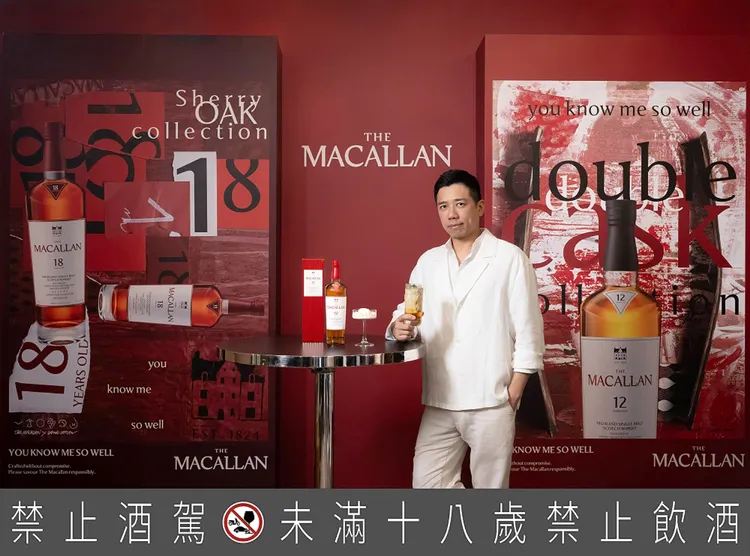 Bar Mood Taipei創辦人Nick Wu提出「Liquid Pairing」概念，從調酒藝術出發，探索甜點與威士忌之間的風味共鳴。品牌提供