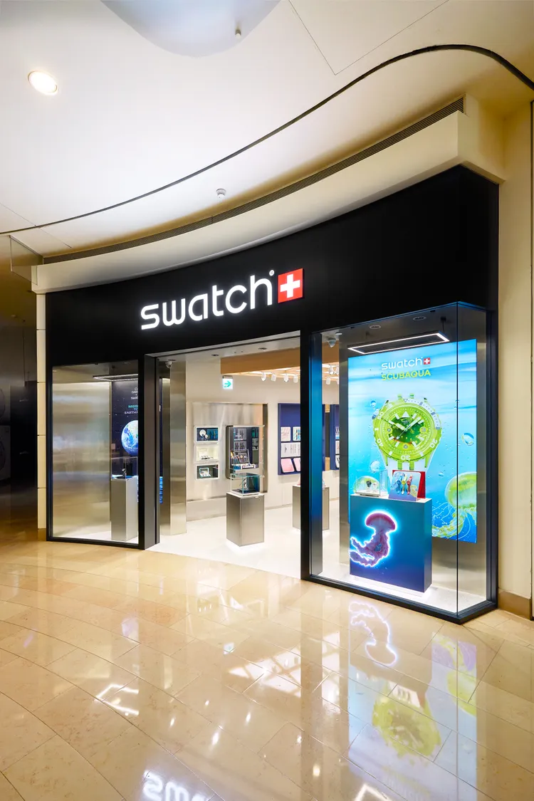 Swatch台北101概念店。品牌提供