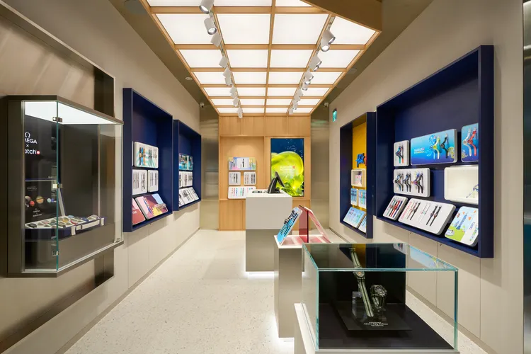 Swatch台北101概念店。品牌提供