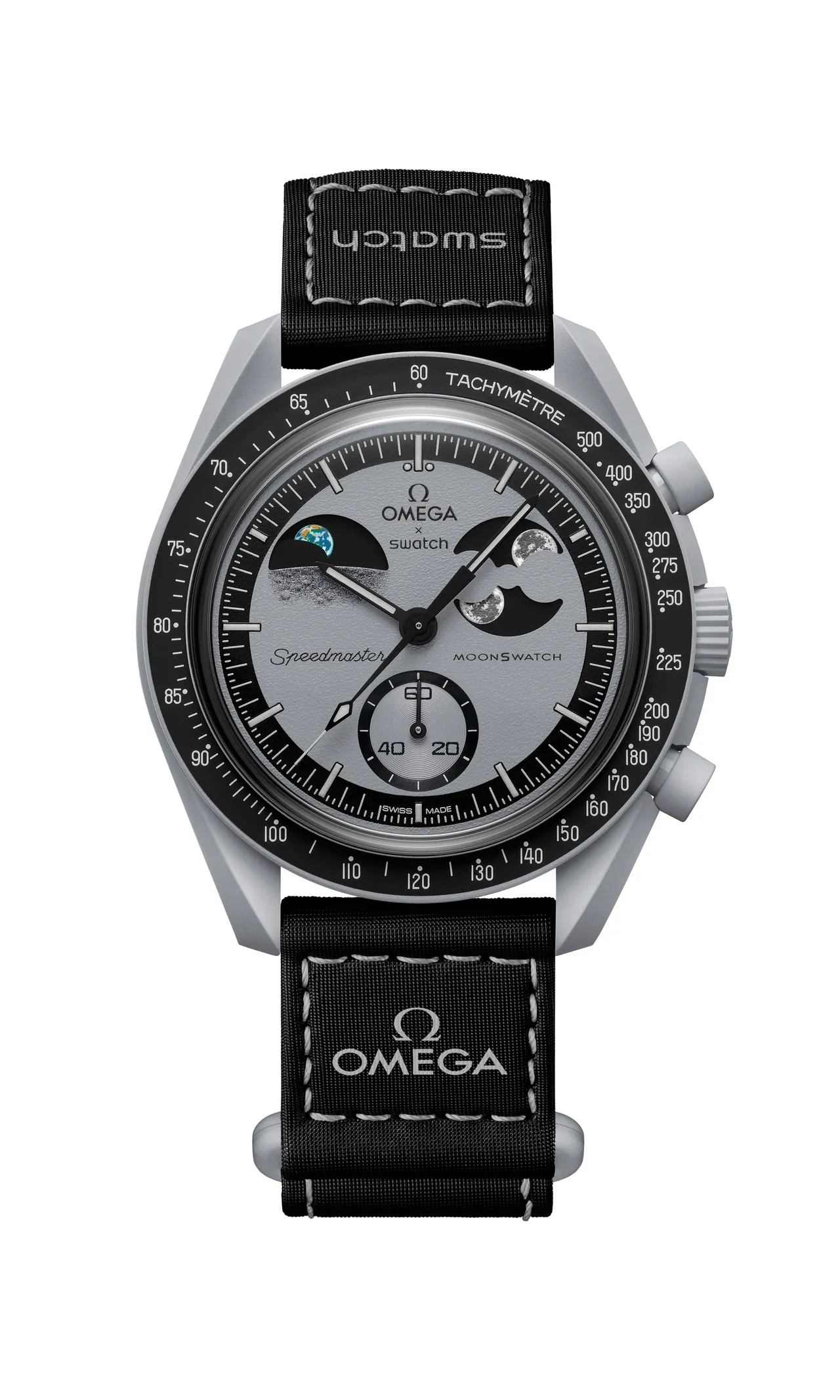 SWATCH MOONSWATCH-MISSION TO EARTHPHASE,1萬400元。品牌提供